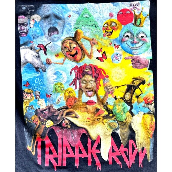 Trippie Redd Lifes A Trip T Shirt Large Black Tour Album Artist Art Rap Tee - Picture 1 of 12
